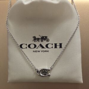 Coach Signature C Pendant Necklace